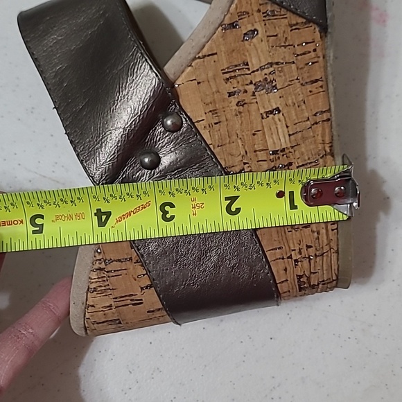 Very Volatile pewter wedges size 10 - Picture 10 of 11